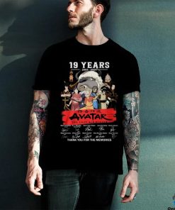 19 Years 2005 – 2024 Avatar The Last Airbender Thank You For The Memories T Shirt