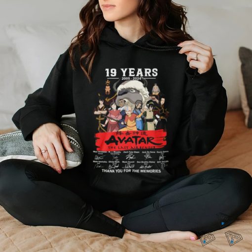 19 Years 2005 – 2024 Avatar The Last Airbender Thank You For The Memories T Shirt