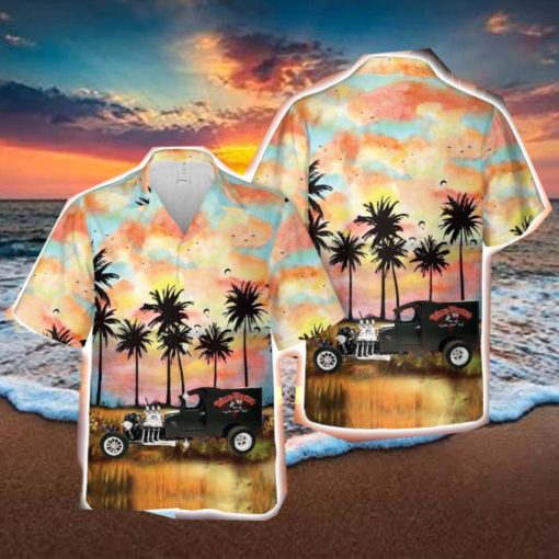 1912 Ford Model T Wild Thing T Bucket Button Down Hawaiian Shirt
