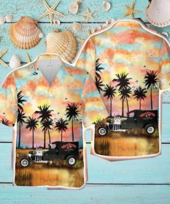 1912 Ford Model T Wild Thing T Bucket Button Down Hawaiian Shirt