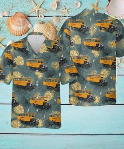 1927 Blue Bird No. 1 School Bus Aloha Hawaiian Shirt Beach Gift Short Sleeve Shirt