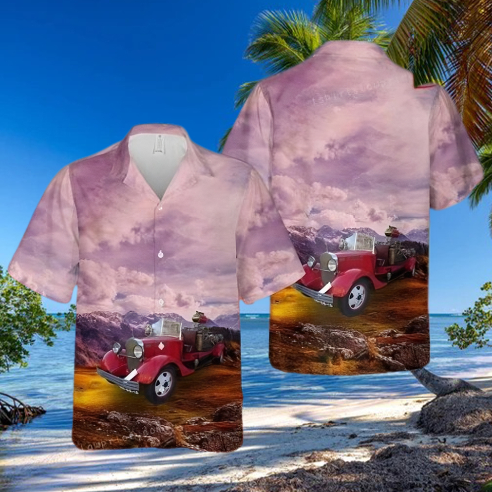 1929 Chevrolet Firebrigade Button Up Hawaiian Shirt