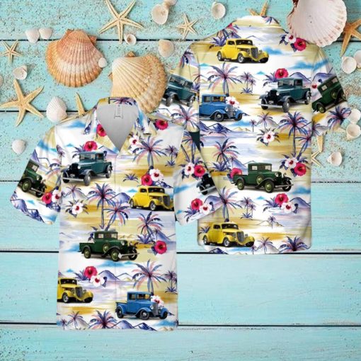 1932 Ford Model B Pickup Aloha Hawaiian Shirt Men And Women Beach Shirt