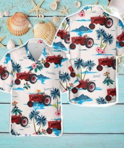 1950 Farmall Cub Tractor Hawaiian Shirt Aloha Beach Summer Shirt