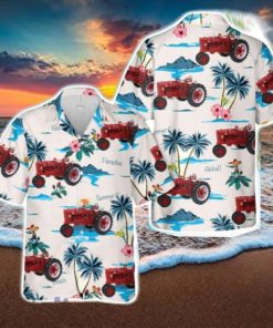 1950 Farmall Cub Tractor Hawaiian Shirt Aloha Beach Summer Shirt