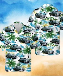 1950 Pontiac Streamliner De Luxe Sedan Coupe Aloha Hawaiian Shirt