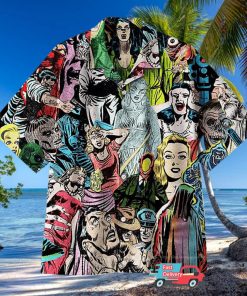 1950S Horror Comics Collage Hawaiian Shirt