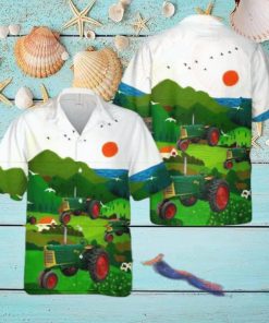1954 Oliver 77 Row Crop 2wd Tractor Hawaiian Shirt