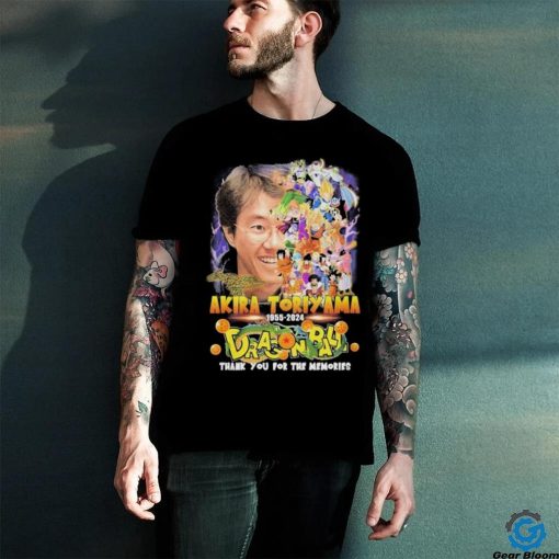 1955 2024 Akira Toriyama Thank You For The Memories T Shirt