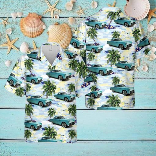 1955 Ford Thunderbird Aloha Hawaiian Shirt Men And Women Beach Shirt