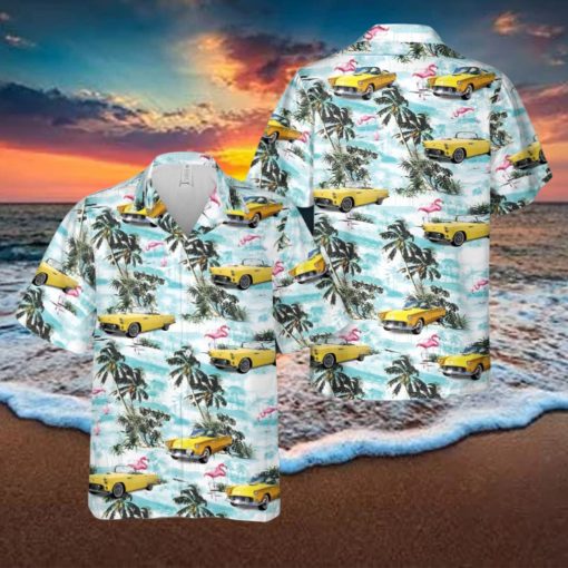 1955 Yellow Ford Thunderbird Aloha Hawaiian Shirt Men And Women Beach Shirt