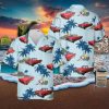 Domino’s Pineapple Kitchen Tropical Flower Aloha Hawaiian Shirt & Short For Men And Women