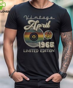 1966 April vinyl record shirt