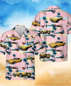 1972 Pontiac Firebird Formula Gold Aloha Hawaiian Shirt