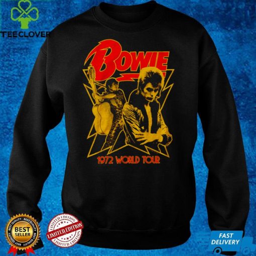 1972 World Tour David Bowie T Shirt
