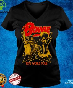 1972 World Tour David Bowie T Shirt
