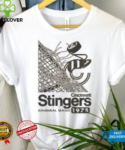 1975 Cincinnati Stingers Inaugural Season Shirt