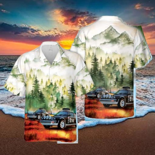 1980 Porsche 911SC Safari Rally Hawaiian Shirt