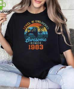 1983 Game level unlocked 2024 shirt