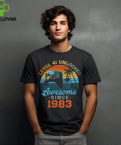 1983 Game level unlocked 2024 shirt