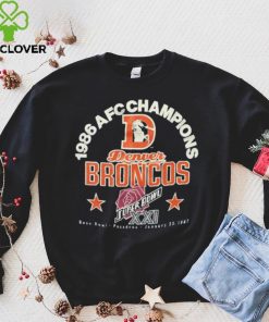 1986 AFC Champions Denver Broncos T Shirt