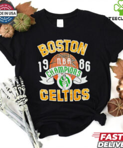 1986 Boston Celtics champions vintage shirt