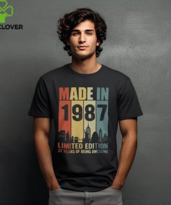1987   Being awesome 2024 back shirt
