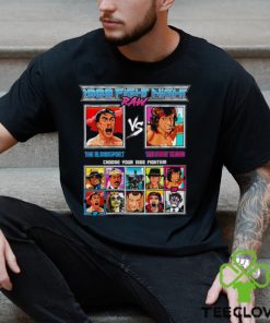 1988 Fight Night Raw Bloodsport vs First Blood game shirt