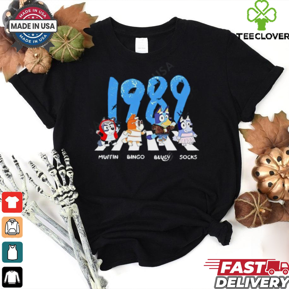 1989 bluey eras tour gift for swifties shirt 1989 bluey eras tour gift for swifties shirt