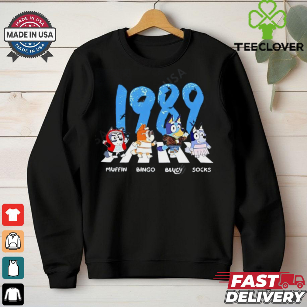 1989 bluey eras tour gift for swifties shirt 1989 bluey eras tour gift for swifties shirt