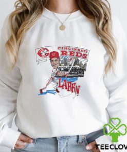 1990 Barry Larkin T Shirt Vintage Cincinnati Reds Baseball Caricature Cartoon 90S Sweatshirt T Shirt