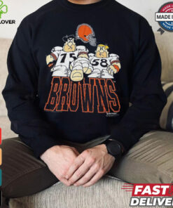 1992 Hanna Barbera The Flintstones Cleveland Browns T Shirt