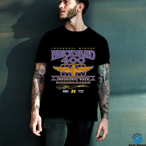 1994 Brickyard 400 Jeff Gordon inaugural winner signature shirt