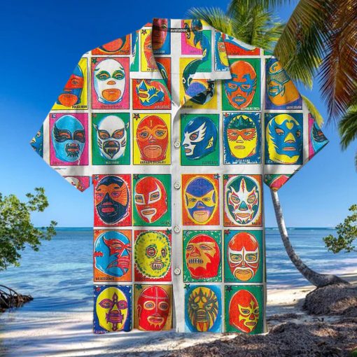 1995 Masked Wrestler Retro Hawaiian Shirt – Thoughtful Personalized Gift For The Whole Family