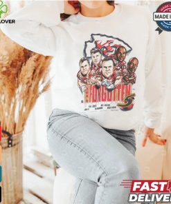 1995 VINTAGE NFL The Forgotten 5 Kansas City Chiefs Lineman T Shirt