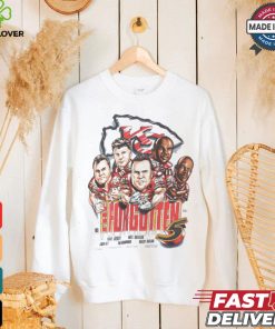 1995 VINTAGE NFL The Forgotten 5 Kansas City Chiefs Lineman T Shirt