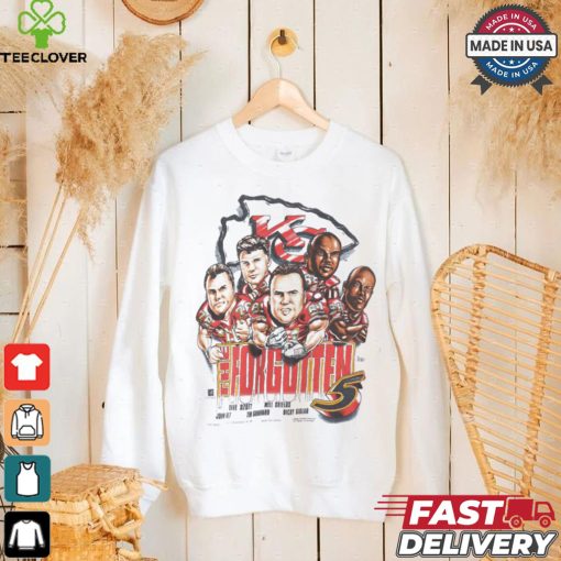 1995 VINTAGE NFL The Forgotten 5 Kansas City Chiefs Lineman T Shirt