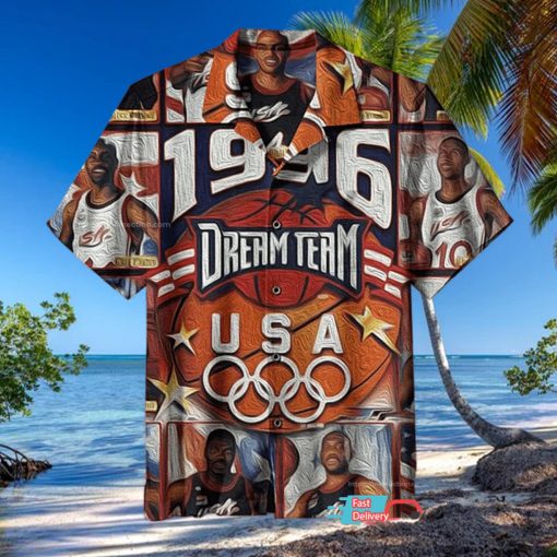 1996 American NBA Dream Team Hawaiian Shirt