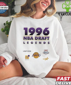 1996 NBA draft legends uniform los angeles Lakers shirt
