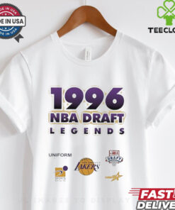 1996 NBA draft legends uniform los angeles Lakers shirt