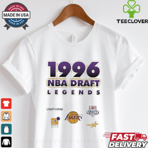 1996 NBA draft legends uniform los angeles Lakers shirt
