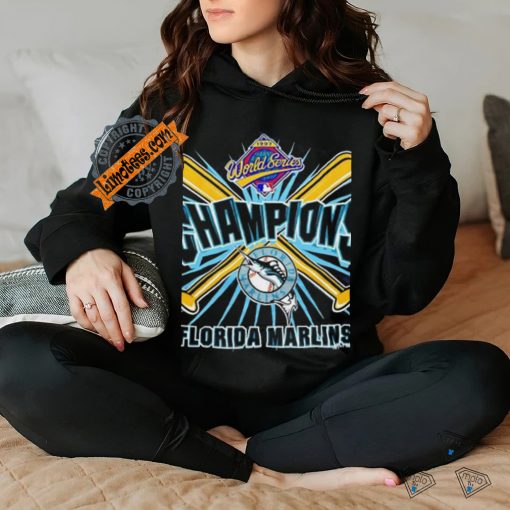 1997 Florida Marlins World Series Champs bats vintage hoodie, sweater, longsleeve, shirt v-neck, t-shirt