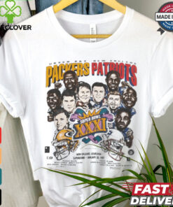 1997 Vts Packers Patriot NFL Cartoon Tshirt