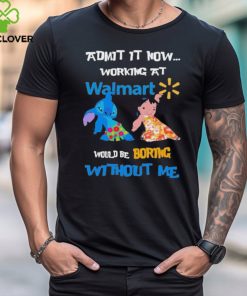 Baby Stitch And Lilo Pelekai Admit it now working at Walmart would be Boring with me hoodie, sweater, longsleeve, shirt v-neck, t-shirt