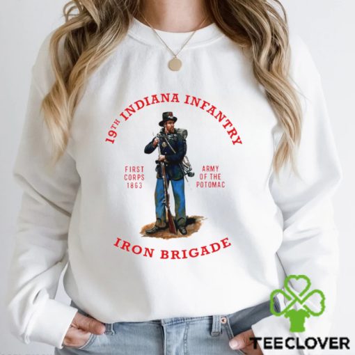 19th Indiana Infantry Iron Brigade retro hoodie, sweater, longsleeve, shirt v-neck, t-shirt