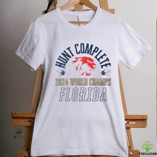 Hunt Complete 2024 World Champs Florida Panthers Vintage T Shirt