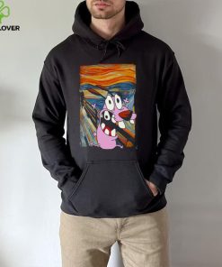 Courage The Cowardly Dog The Scream Cartoon Art T Shirt