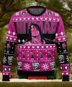 The Hitman Bret Hart Wrestler Ugly Christmas Sweater