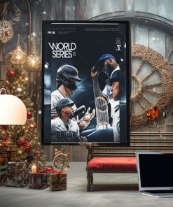 MLB The 2023 World Series Texas Ranges Vs Arizona Diamondbacks All Road Lead To October Poster Canvas