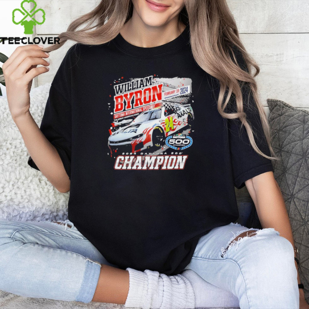 William Byron Checkered Flag Sports 2024 Daytona 500 Champion Past Champions T Shirt William Byron Checkered Flag Sports 2024 Daytona 500 Champion Past Champions T Shirt